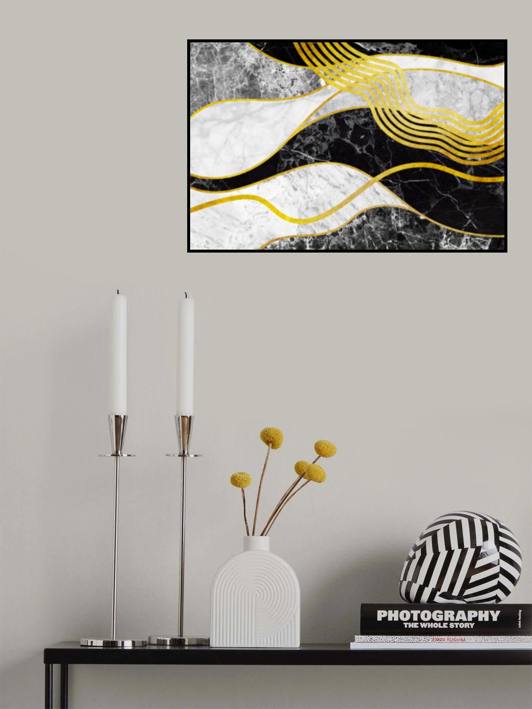 Waves 06 Poster och Canvastavla