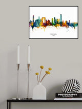 Suzhou China Skyline Poster och Canvastavla