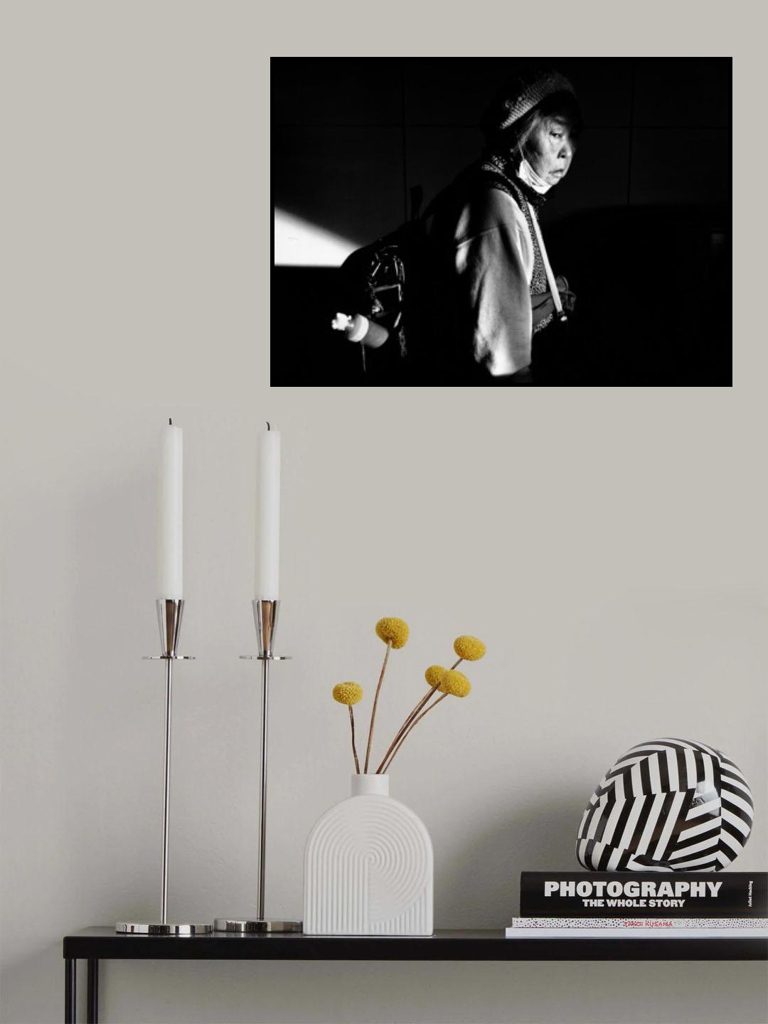 Old woman Poster och Canvastavla