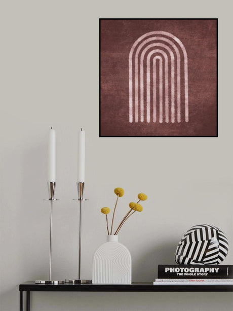 Visne Watercolor Rainbow Poster och Canvastavla