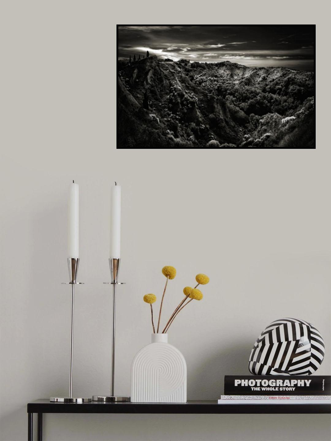 Le crete Senesi Poster och Canvastavla