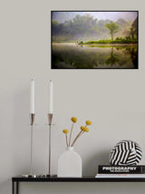Dawn at the Lake (Landscape) Poster och Canvastavla