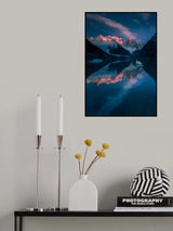 Illuminated Peaks Poster och Canvastavla