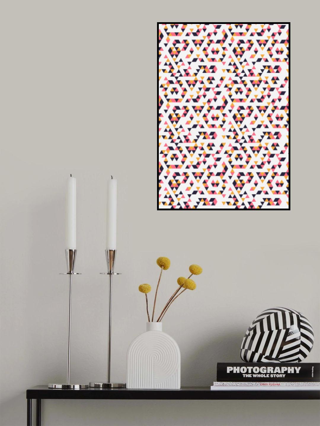 Modern Flowers Poster och Canvastavla