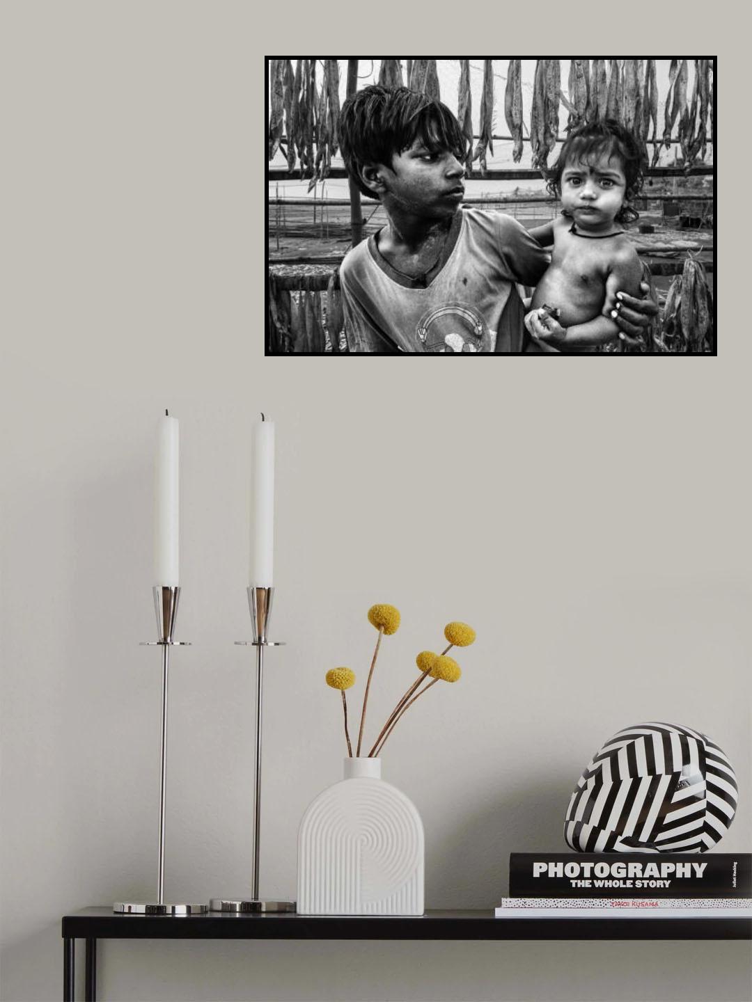 Bro &amp; Sis Poster och Canvastavla