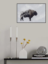 Bison - Double Exposure Poster och Canvastavla