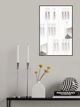 Roller Blind Meets Flagpole Poster och Canvastavla