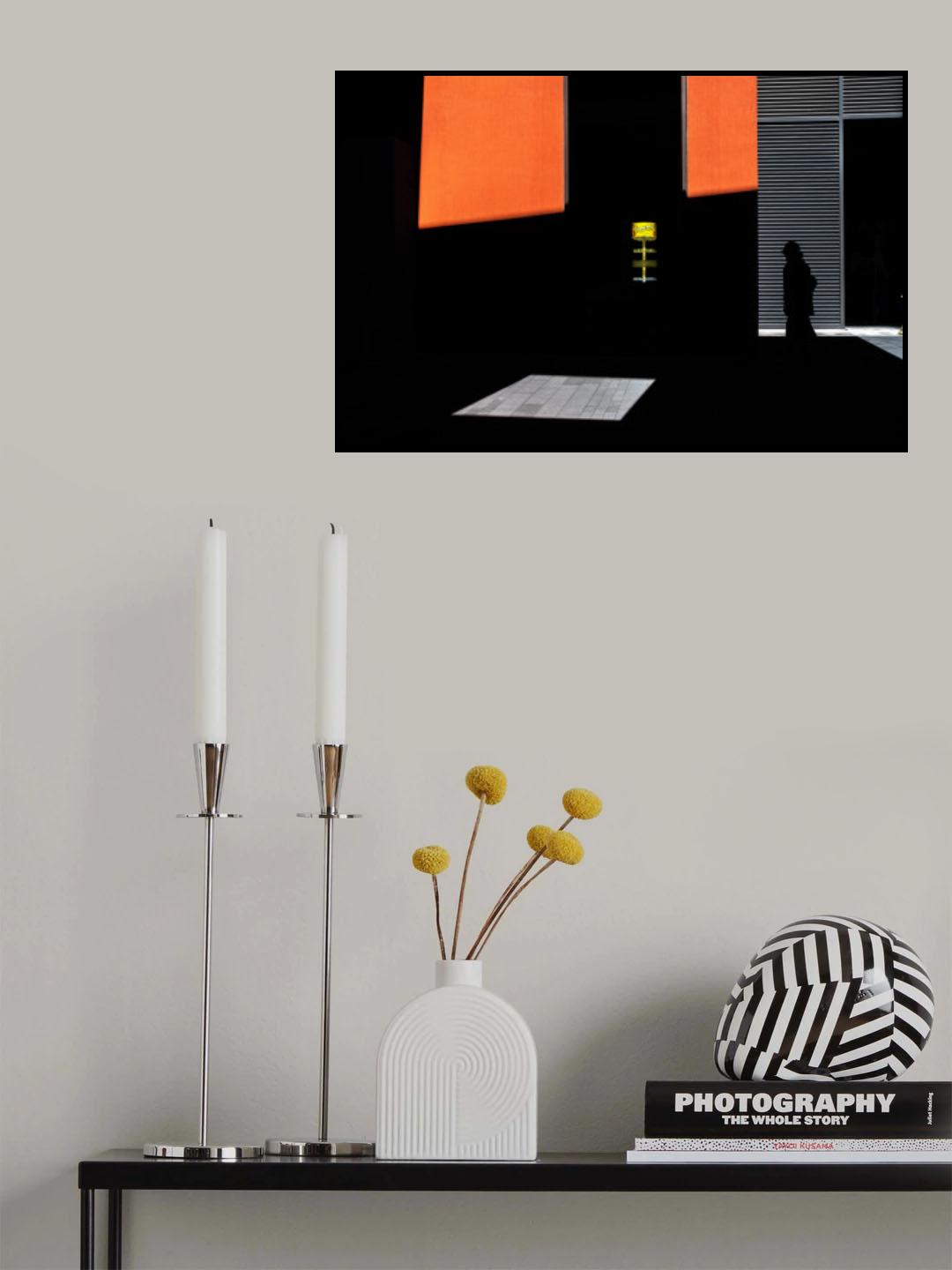The space I passed a day Poster och Canvastavla