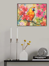 Parrots Fancy Paradise Poster och Canvastavla