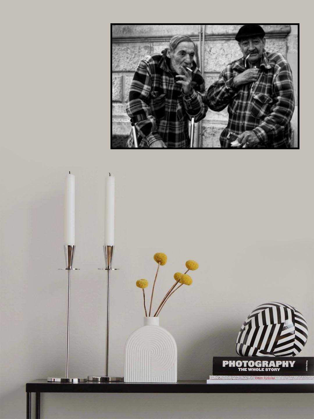After all, you always smoke... Poster och Canvastavla