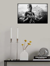 Mundari with AK47 Poster och Canvastavla