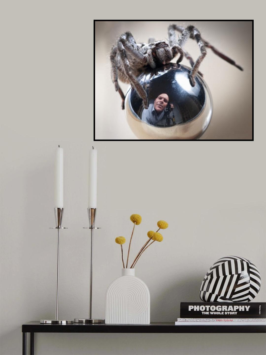 Self-Portrait with Spider Poster och Canvastavla