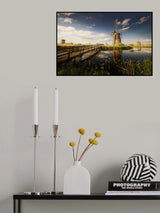 Postcards from Kinderdijk Poster och Canvastavla