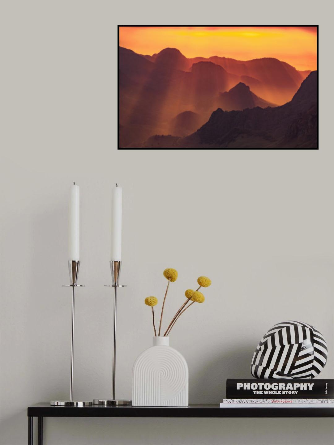 GOLDEN FOG Poster och Canvastavla