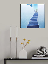 Greece Stairs Poster och Canvastavla