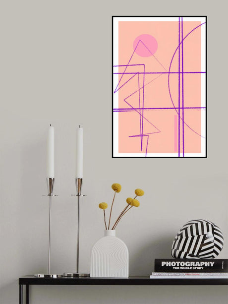 Angularlines No14 Poster och Canvastavla
