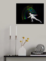 Fencing in colours Poster och Canvastavla