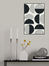 Circles and Lines #3 Poster och Canvastavla