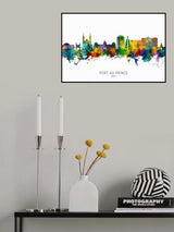 Port-au-Prince Haiti Skyline Poster och Canvastavla