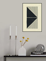 Abstract Black Set #3 Poster och Canvastavla