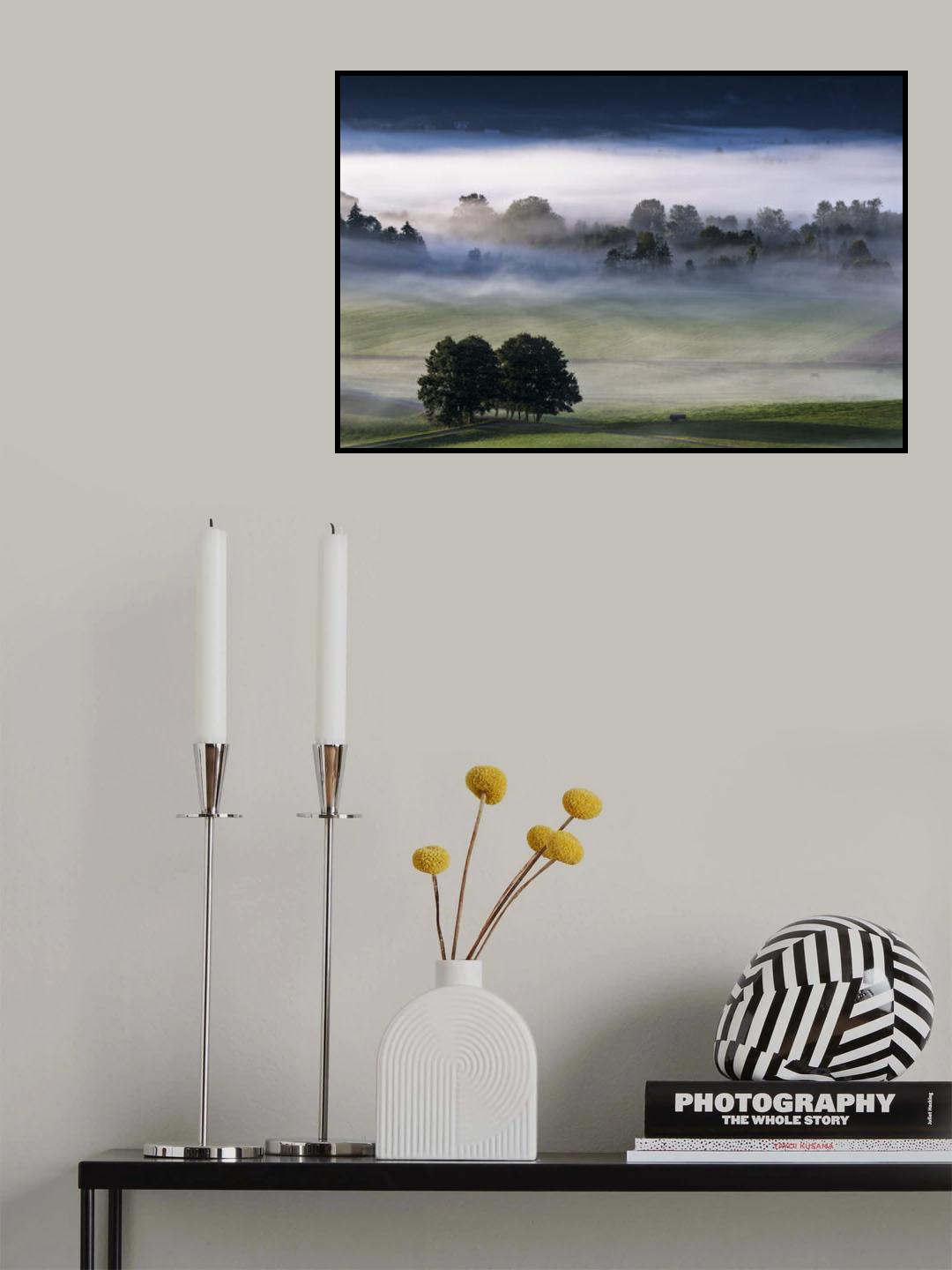Magically rising fog... Poster och Canvastavla