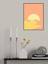 Warm Pink Desert Poster och Canvastavla