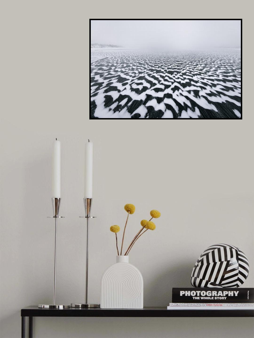 Camouflage lake Poster och Canvastavla