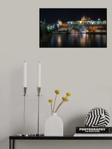 Prague at night Poster och Canvastavla