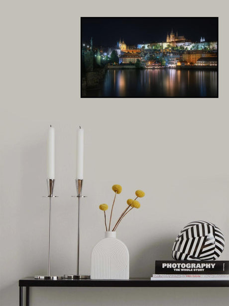 Prague at night Poster och Canvastavla
