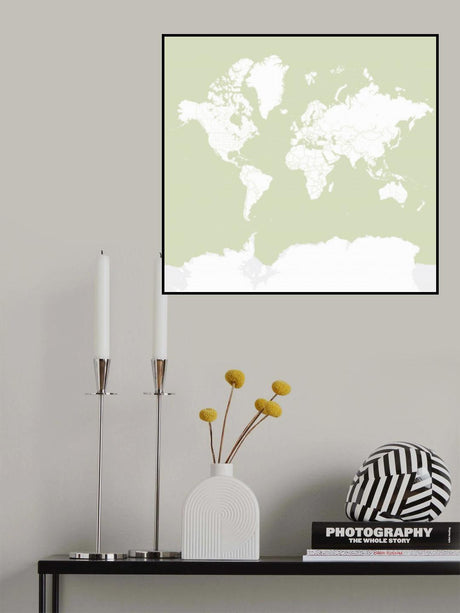 Xolani world map Poster och Canvastavla
