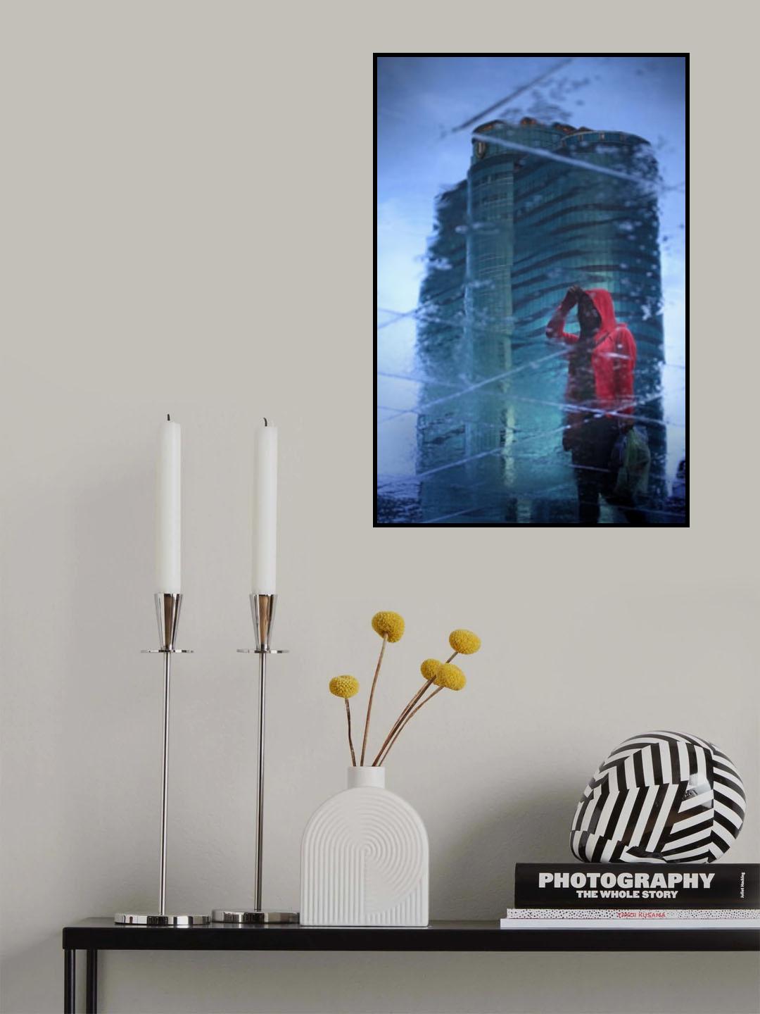 The Red Riding Hood in the City Poster och Canvastavla
