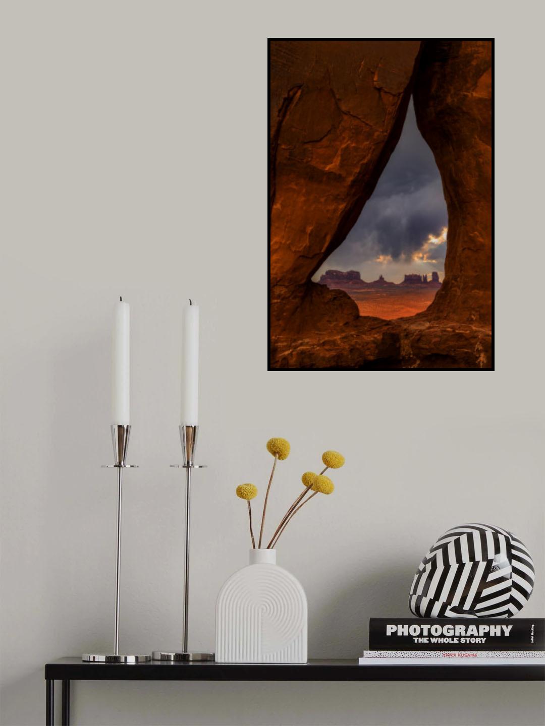 Teardrop Arch Poster och Canvastavla