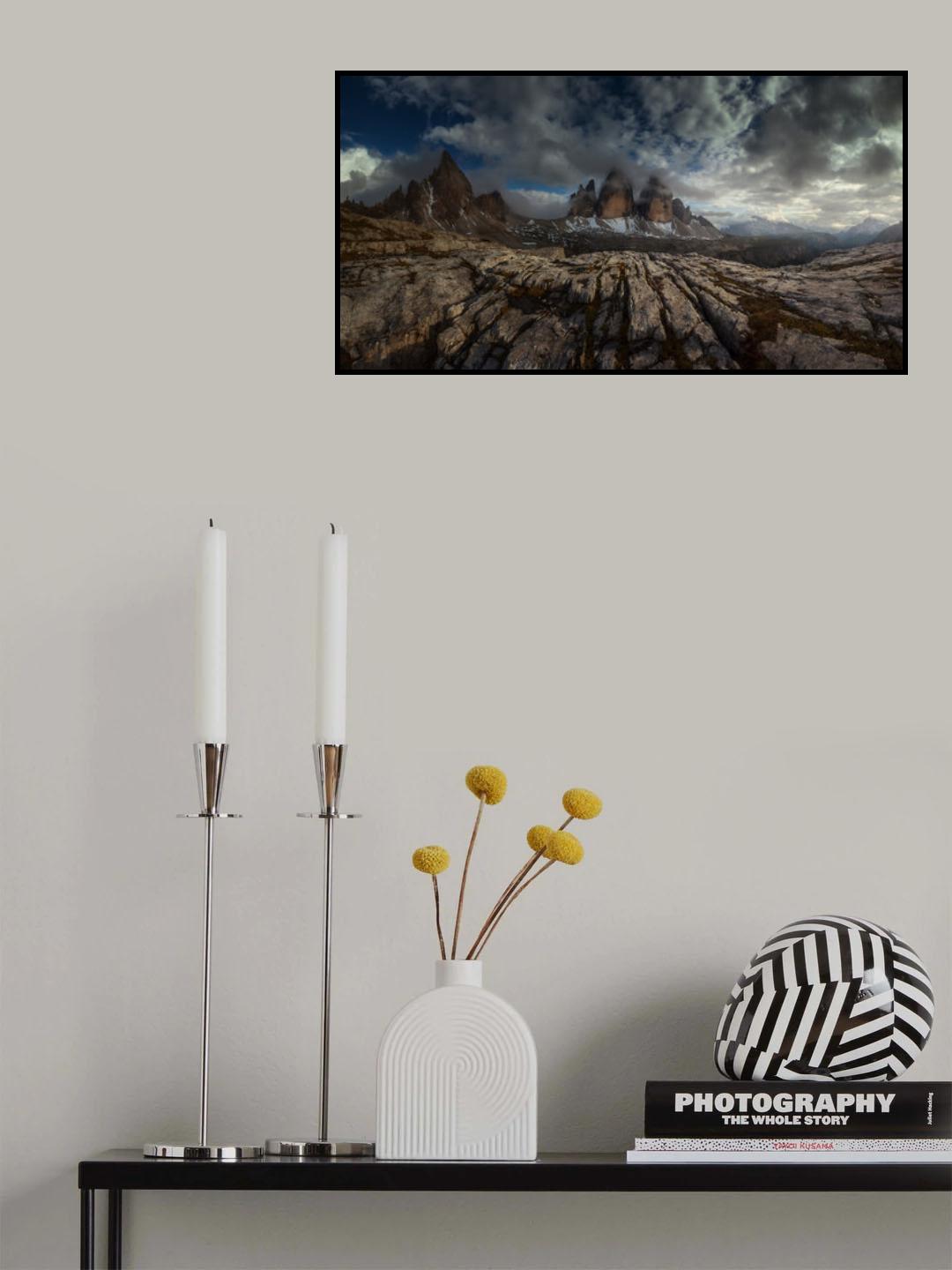 Panorama in Trecime II Poster och Canvastavla