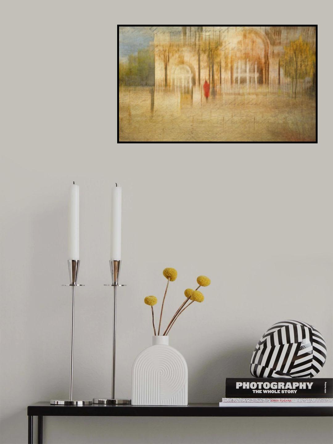 the red dress Poster och Canvastavla
