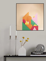 Universo Geométrico.1 Copia Poster och Canvastavla
