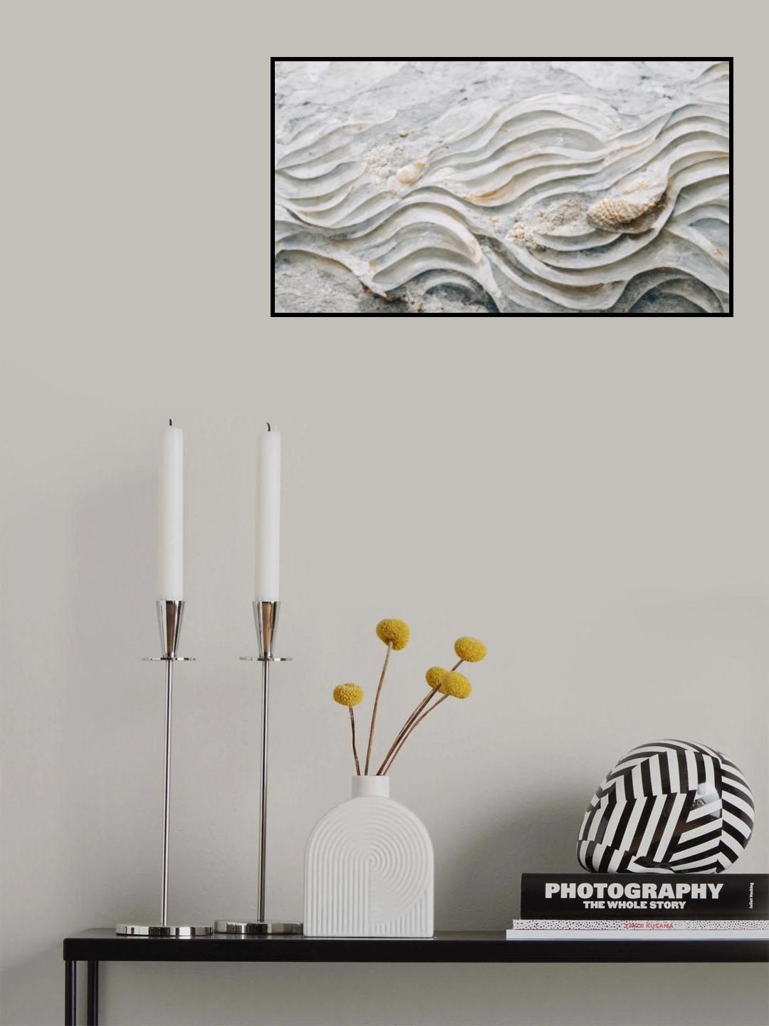 Sea Shell Detail No 6 Poster och Canvastavla