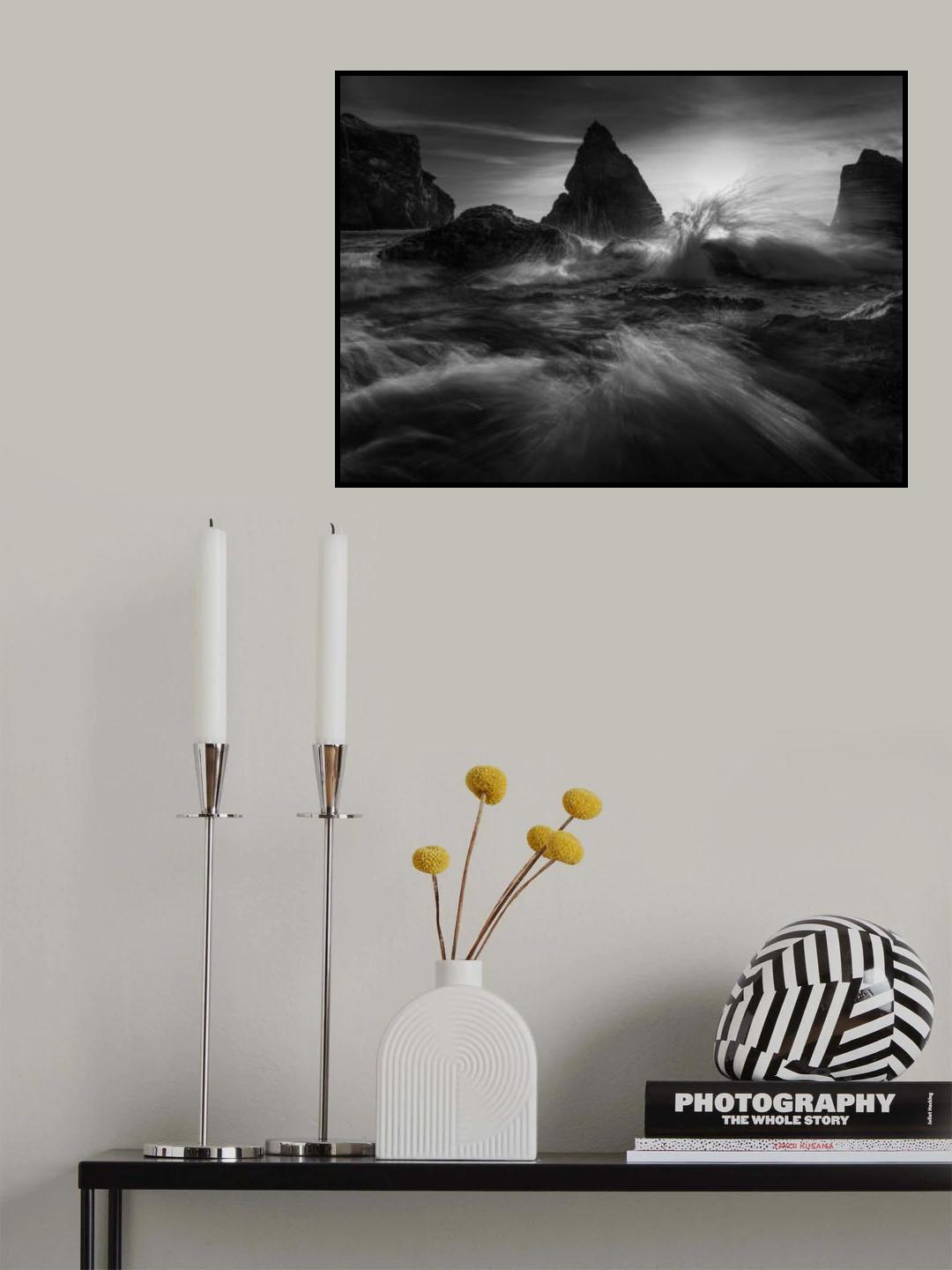 Crashing Waves Poster och Canvastavla