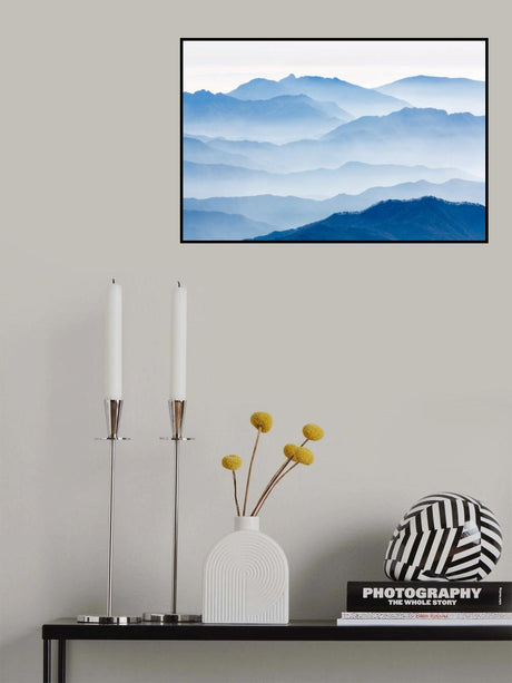 Misty Mountains Poster och Canvastavla