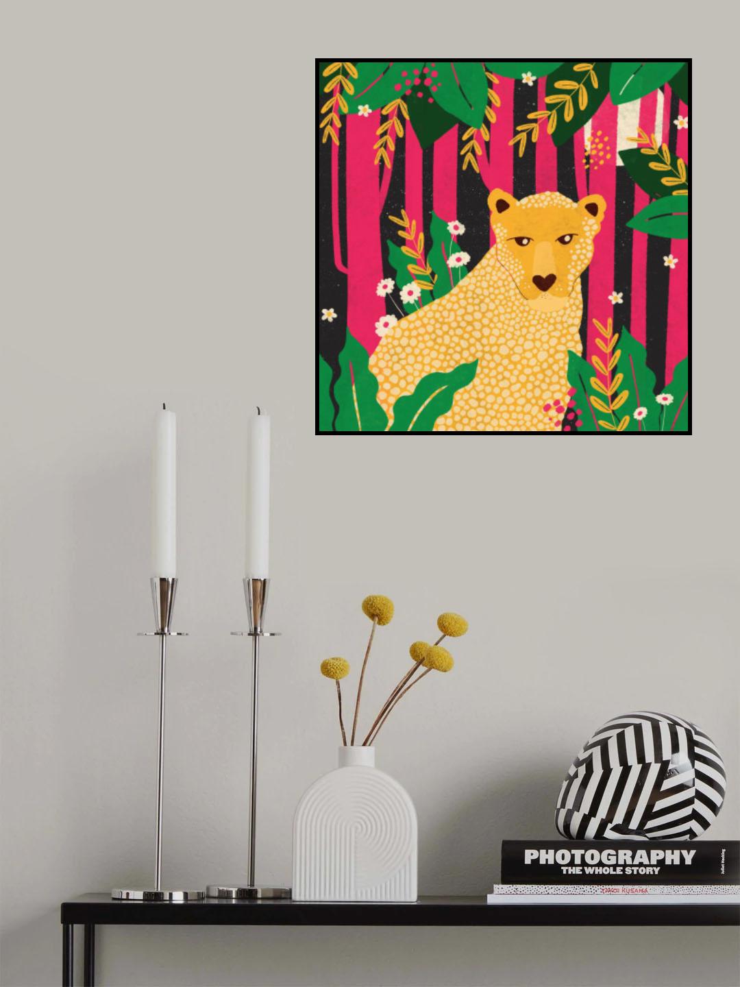 Leopard-Animal Trilogy Poster och Canvastavla