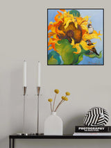 Summer Day On Sunflower Poster och Canvastavla