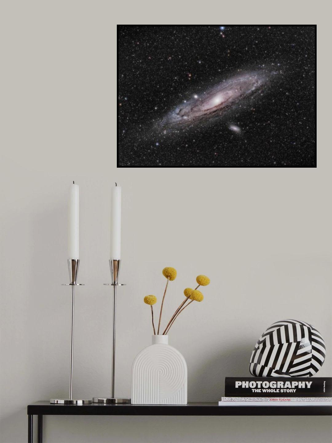 Andromeda Galaxy Poster och Canvastavla
