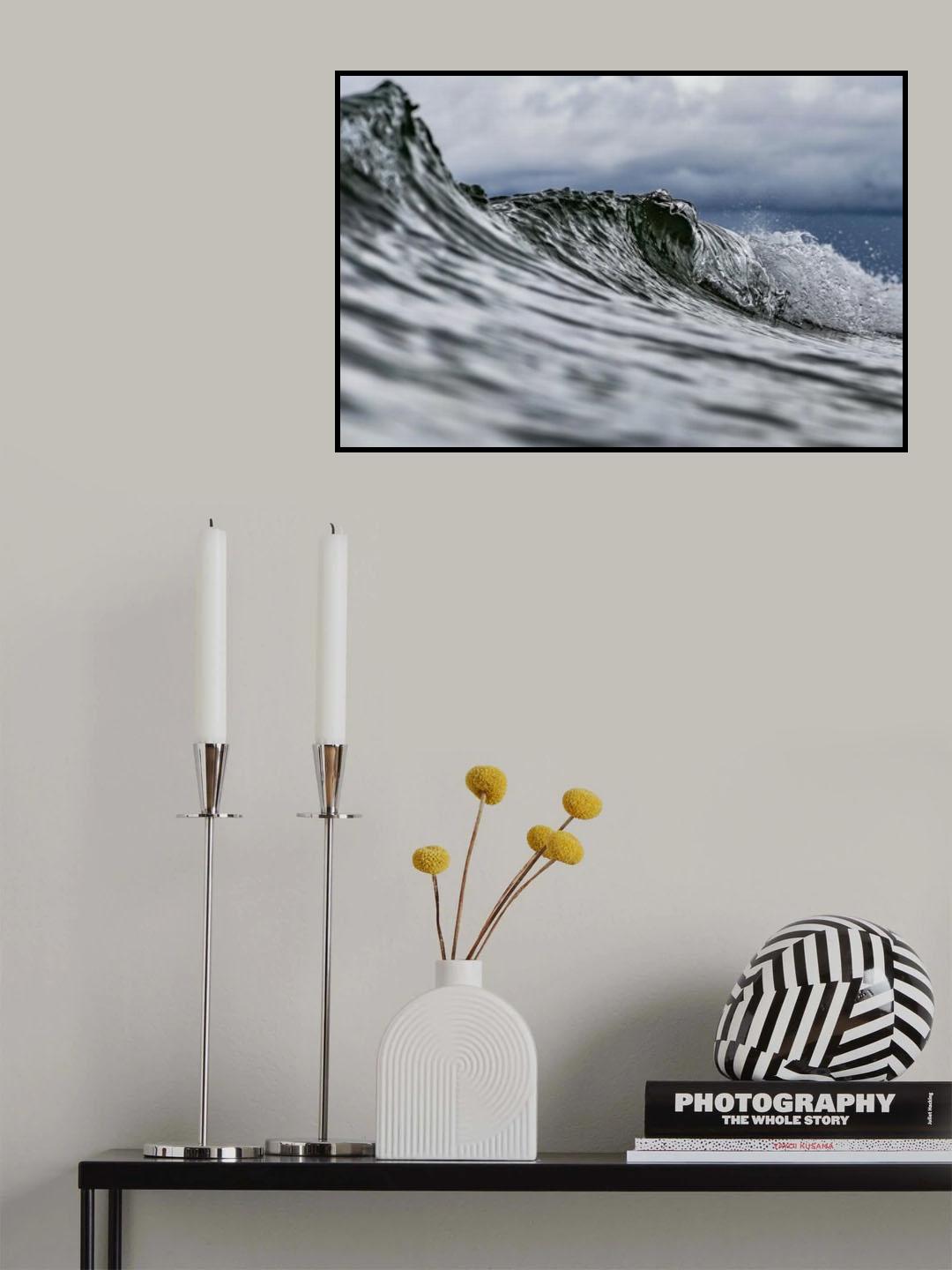 Wave Poster och Canvastavla
