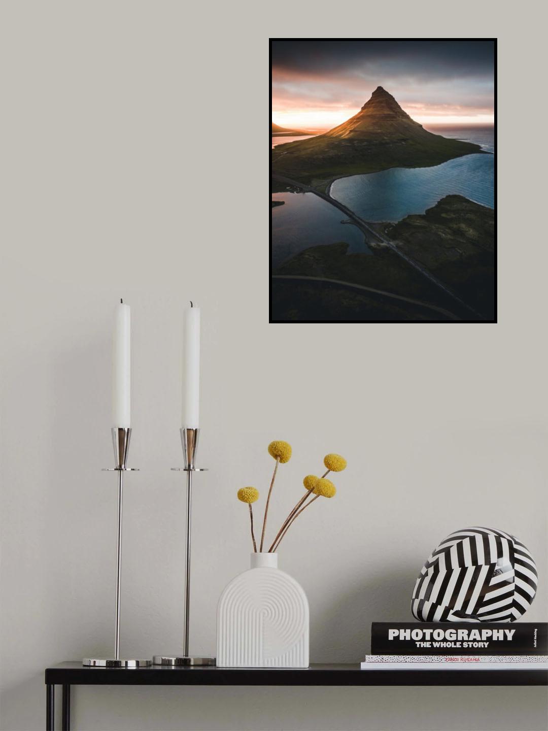 Kirkjufell Poster och Canvastavla