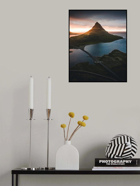 Kirkjufell Poster och Canvastavla