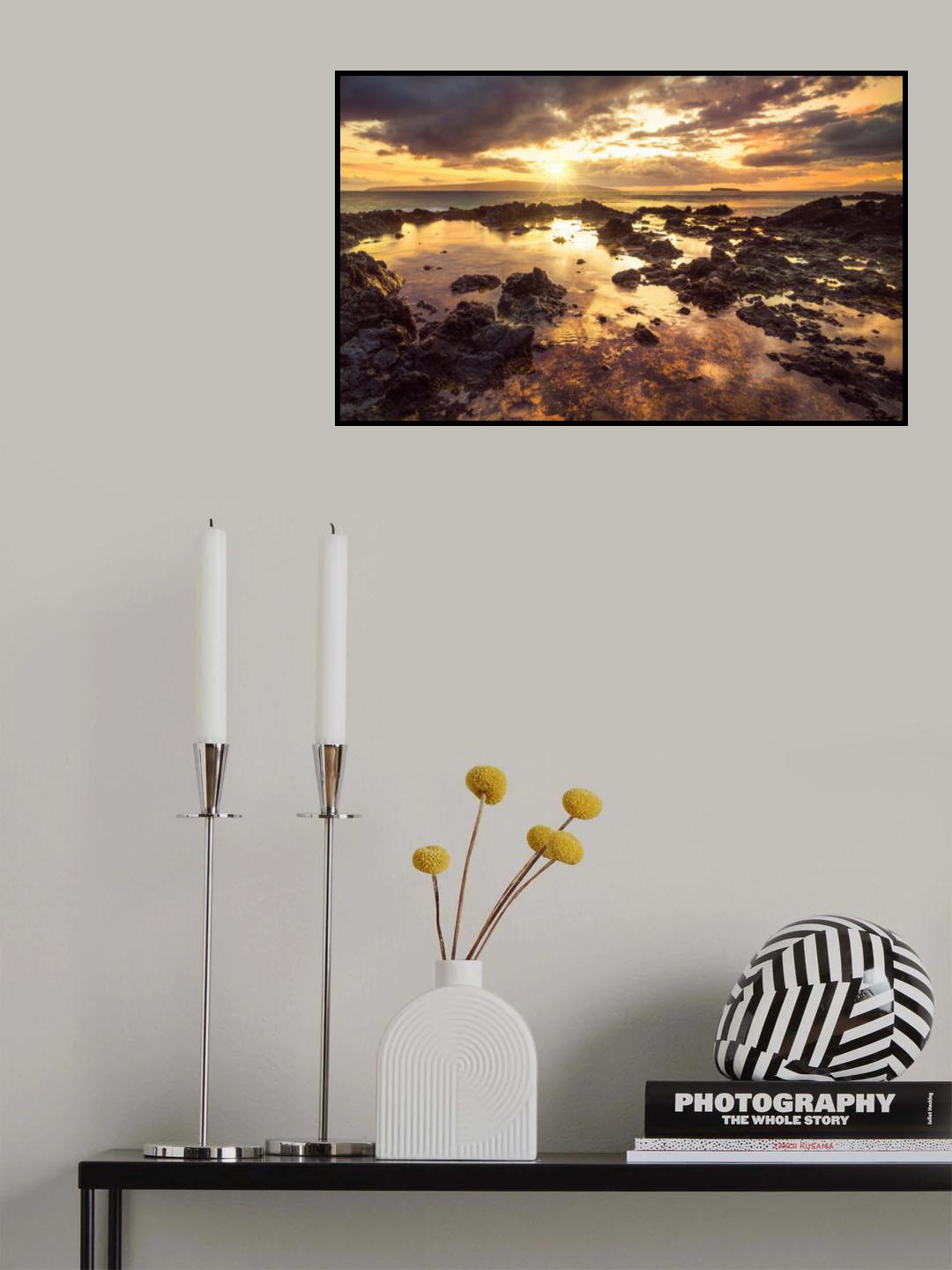 Sunset Over Makena Cove #1 Poster och Canvastavla