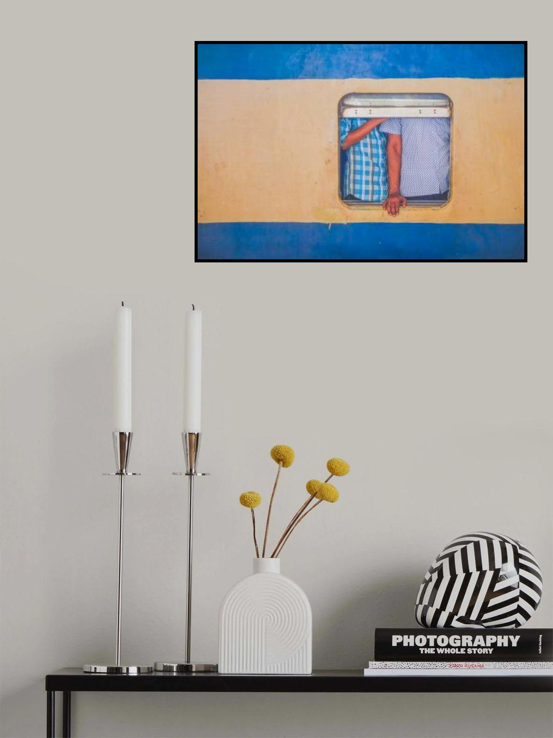 Window Hands Poster och Canvastavla