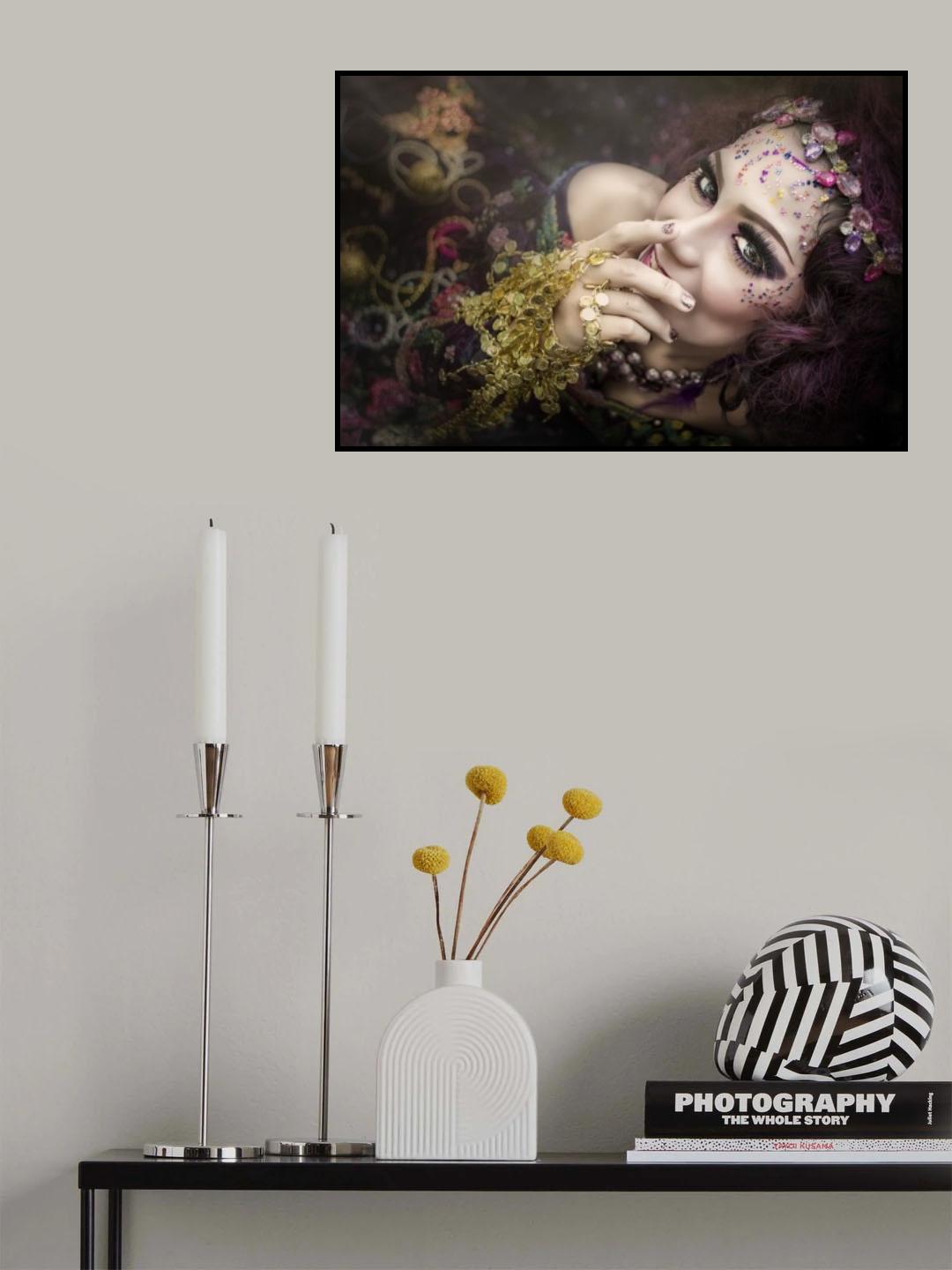 The Blushing Smile Poster och Canvastavla