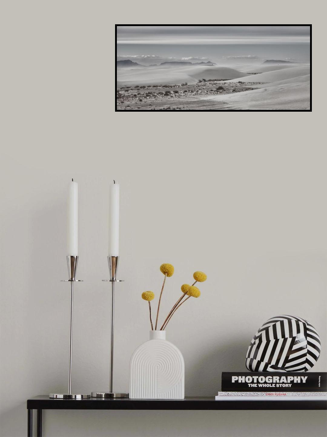 Upcoming storm (White Sands Nat. Monument) Poster och Canvastavla