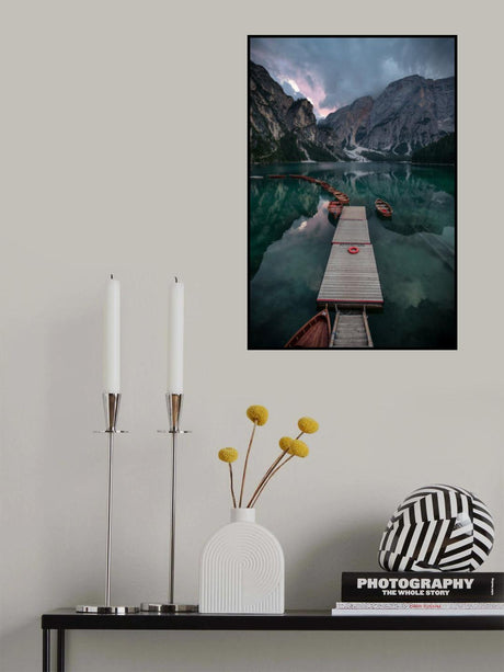 Braies reflections Poster och Canvastavla