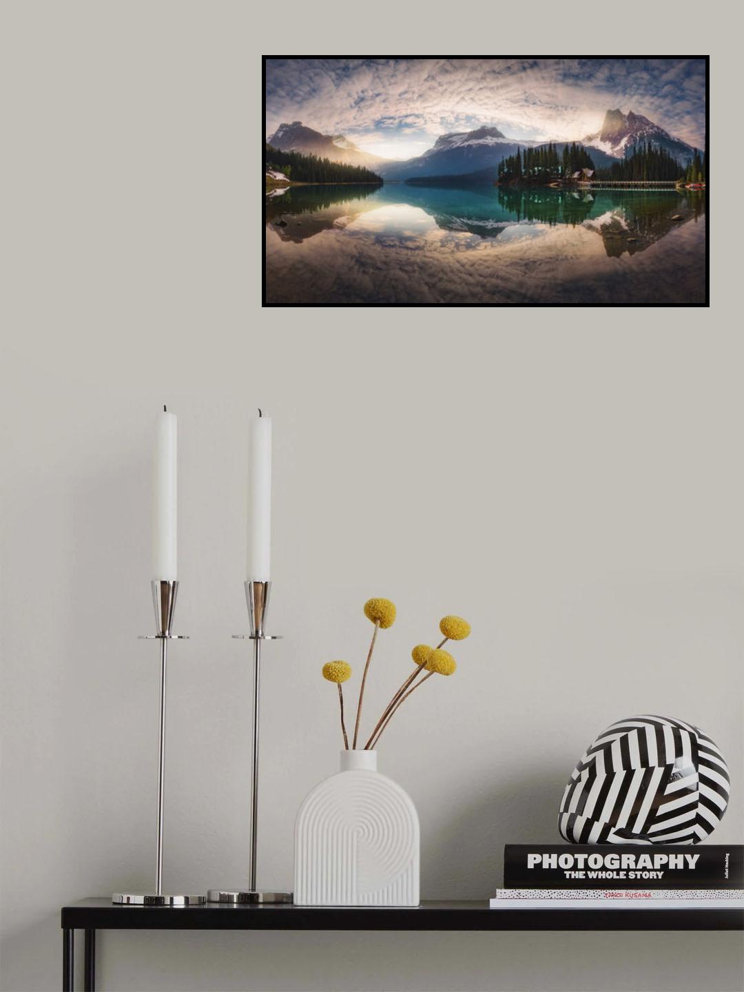 Mirror Emerald Poster och Canvastavla